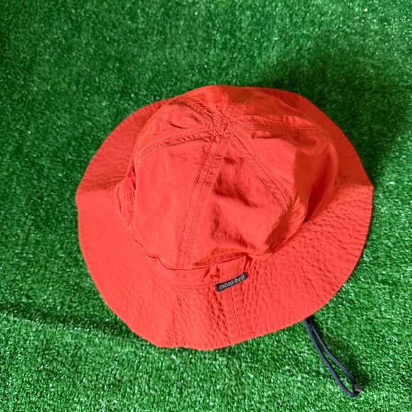 Montbell O.D. Bucket Hat M Red Brick Gorpcore Hiking Outdoor Sun Cap w/Strap main image 10